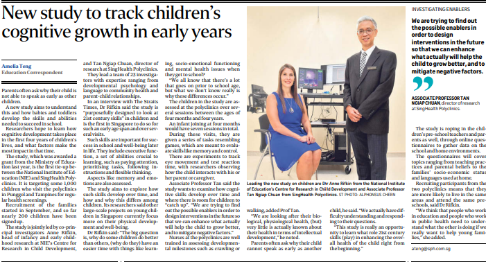 News Feature in The Straits Times